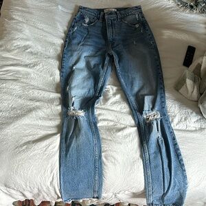 Abercrombie 90s skinny high rise jeans